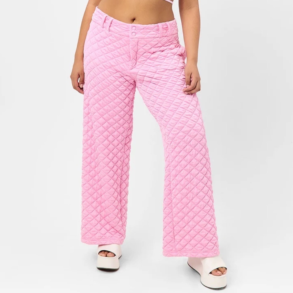 Frankies Bikinis Pink Chilli Cargo Pants